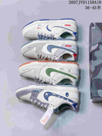 Nike SB Dunk Low Gray Multi-Color Custom Style 2607JVD1158A18