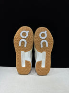 On THE ROGER Advantage Pro Tennis Shoes White Beige Pink