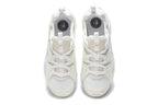 Nike Air Huarache Run Sneakers in White and Pale Blue