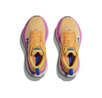 HOKA Bondi 8 Running Sneakers in Orange, Blue and Purple