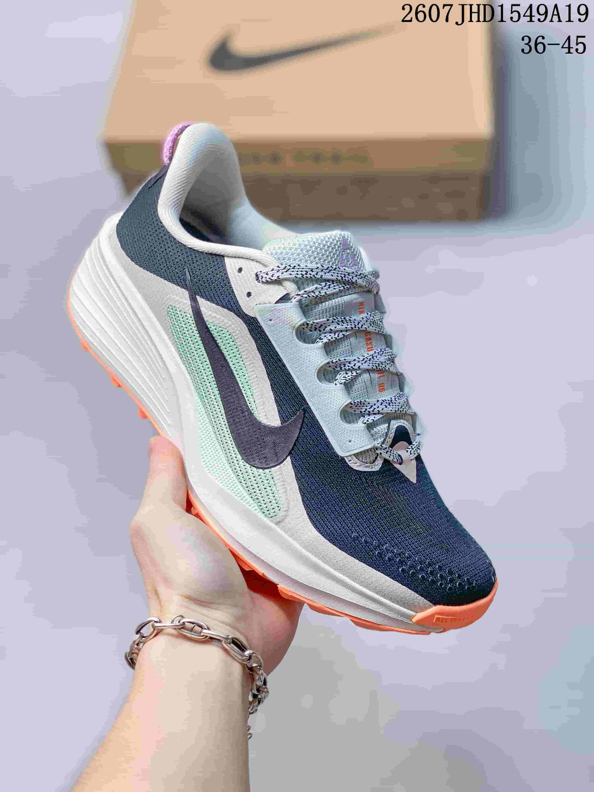 Nike Zoom Fly 5 Running Shoes Navy White Orange