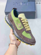 Dior Squash Sneakers Green and Brown 2607HXD1822A12