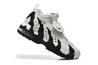Nike Air More Uptempo Slide-Style Sneakers White Black Gold