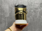 Jordan 1 High Black and Gold Sneakers