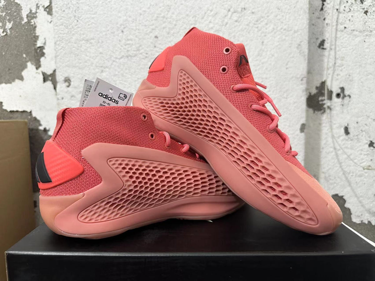 Adidas Pink Mid-Top Sneakers