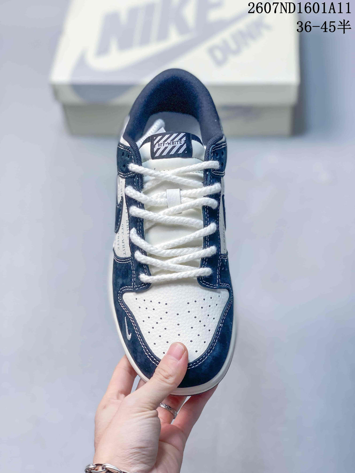 Nike SB Dunk Low Off-White Navy White Sneakers 2607ND1601A11