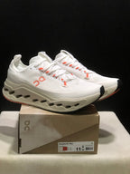 On Cloudsurfer Max Running Shoes Ivory Salmon