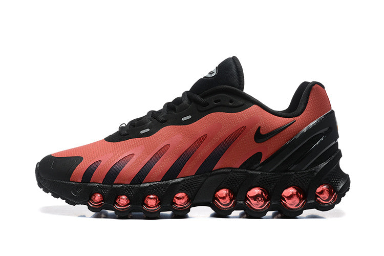 Nike Red and Black Running-Style Sneakers