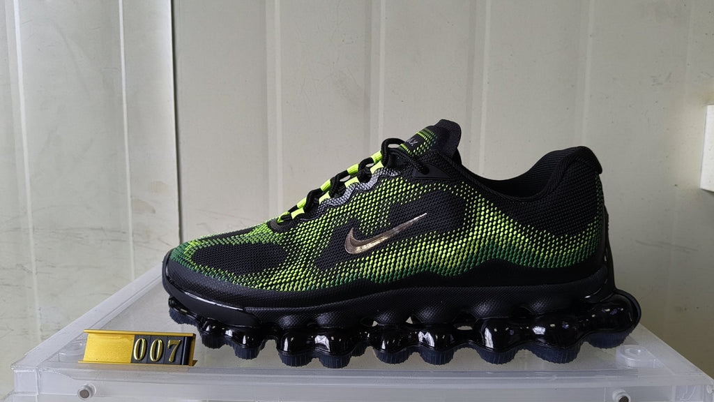 Nike Air Liquid Max Sneakers Black and Volt Green