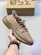 Adidas Yeezy Knit Sneakers with Ribbed Sole