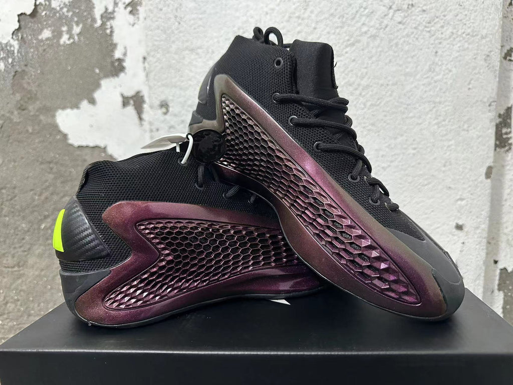 Adidas Chameleon Basketball Shoes Black and Iridescent