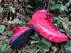 Air Jordan 9 High-Top Sneakers in Bulls Red and Black