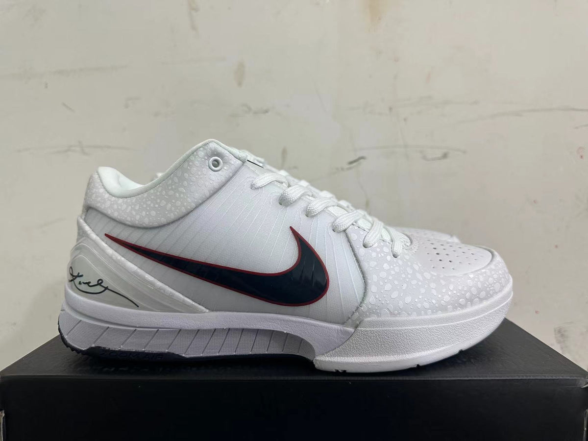 Nike Kobe 4 Protro White Basketball Shoes