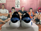 Basketball Shoes in Black, Yellow and Blue