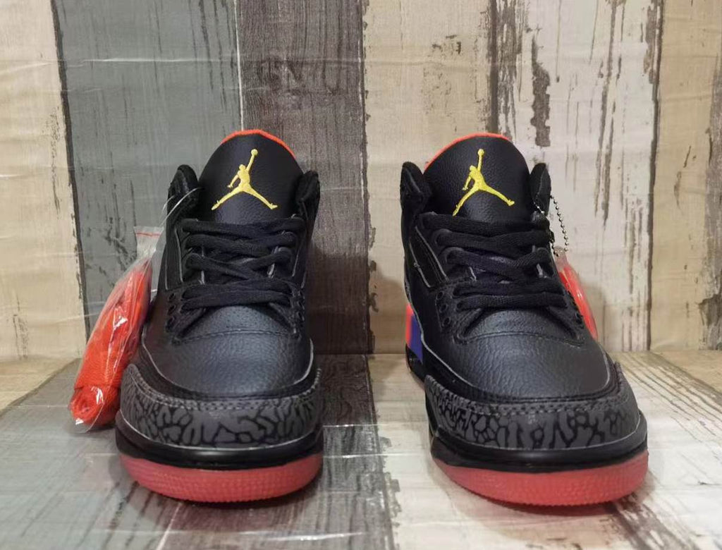 Jordan 3 Black Multicolor Men's Sneakers