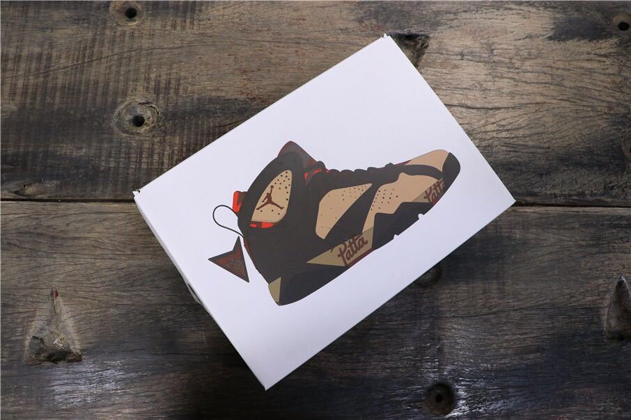 Jordan Air Jordan 7 Retro Patta Sneakers Brown Red AT3375-200