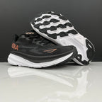 HOKA Clifton 9 Black and Gold Running Shoes