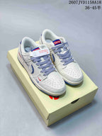 Nike SB Dunk Low Gray Multi-Color Custom Style 2607JVD1158A18