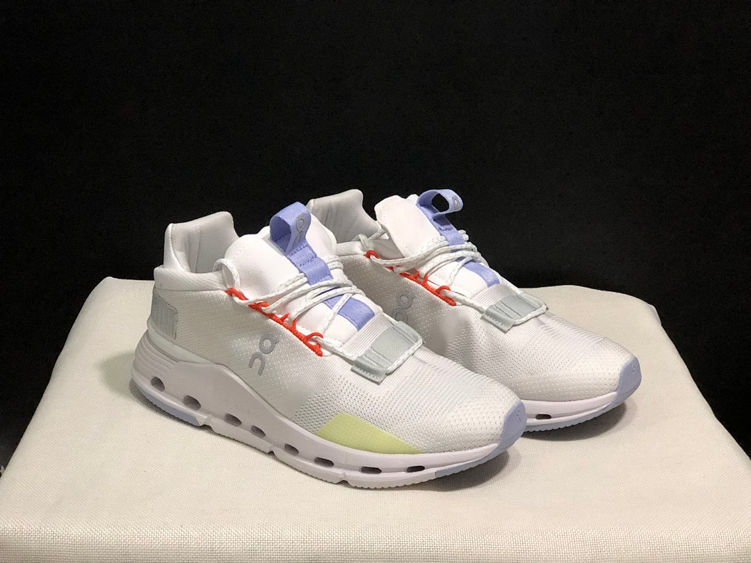 On Cloudnova 1 Sneakers White Glacier Grey