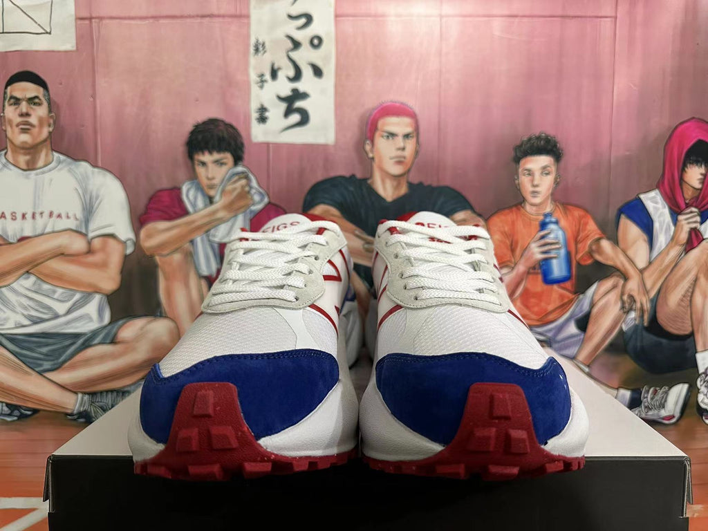 New Balance 3447 White Red Navy Sneakers