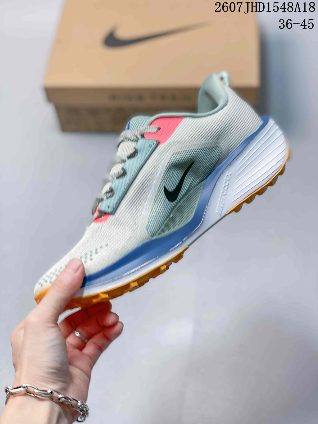 Nike ReactX Pegasus ACG Trail 6 Trail Sneakers Gray Blue