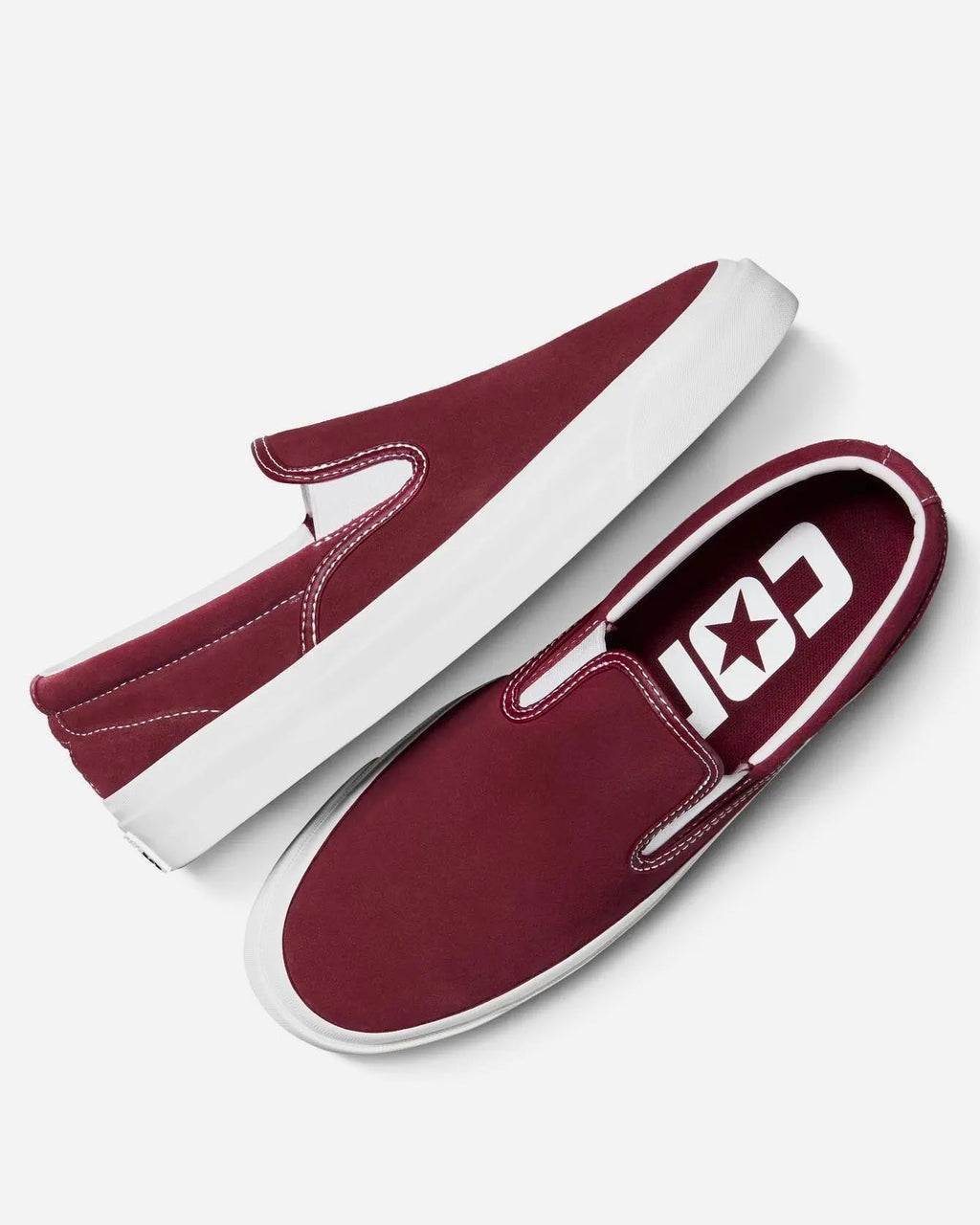 Cons One Star CC Slip On Deep Burgundy