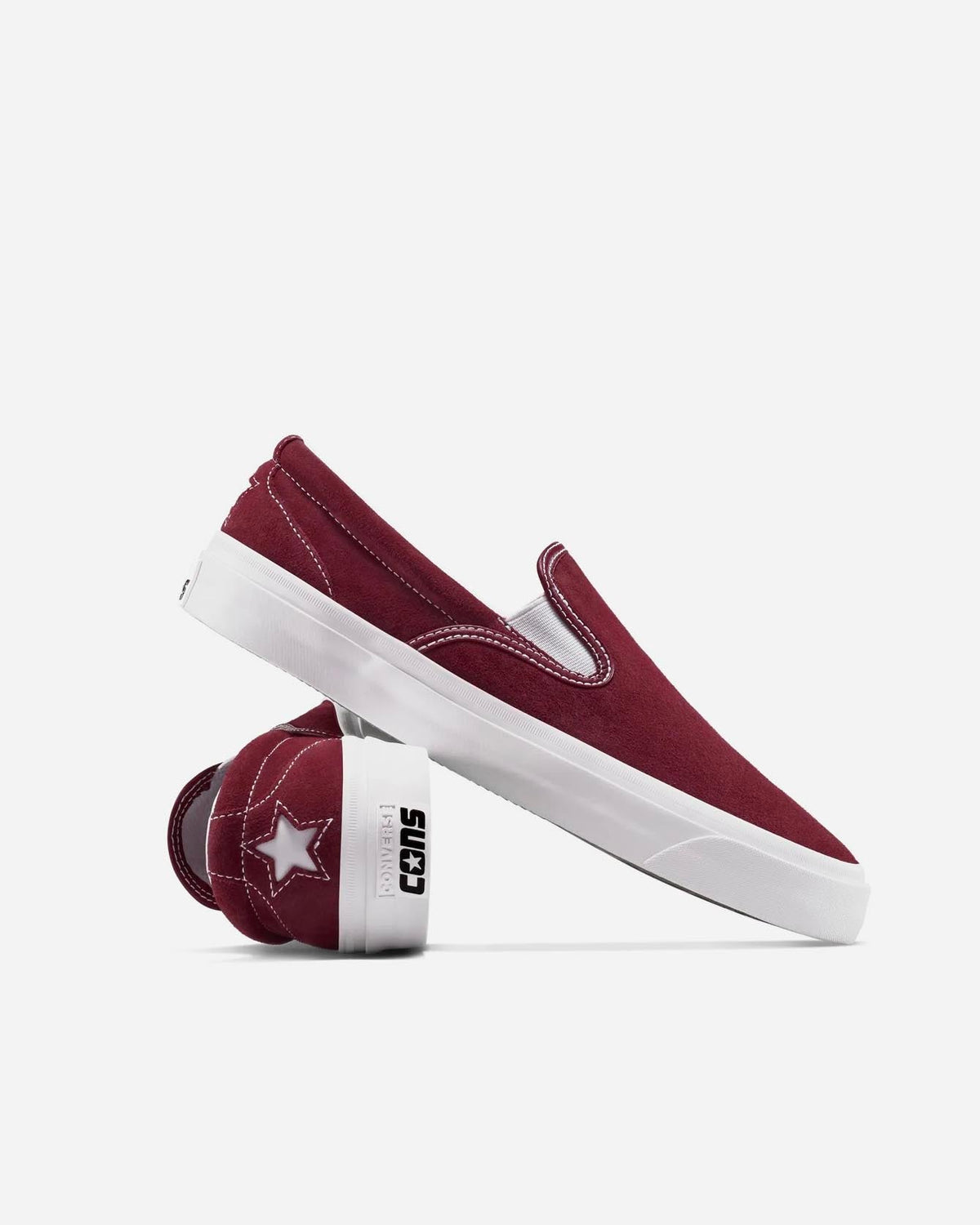 Cons One Star CC Slip On Deep Burgundy