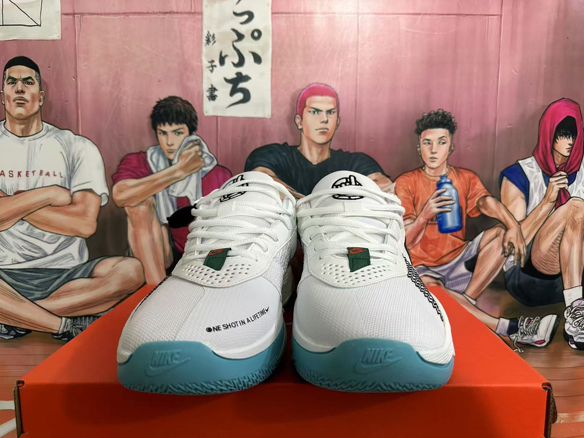 Nike Basketball Sneakers White Blue