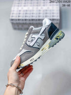 Premiata 2607 JYD110A20 Grey White Retro Sneakers