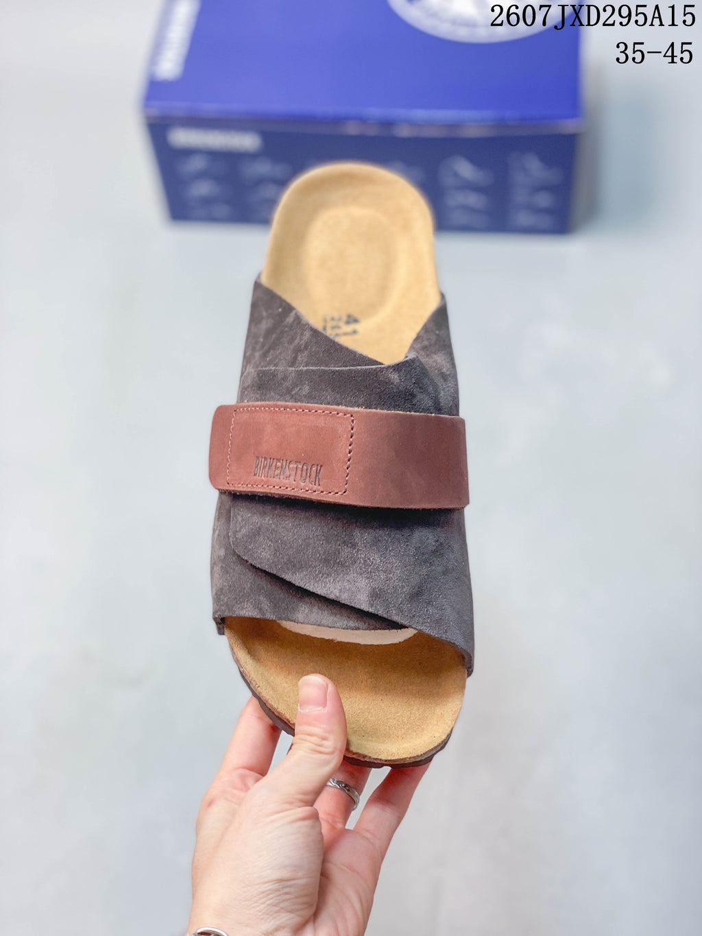 Birkenstock Boston Suede Shearling Sandals Brown
