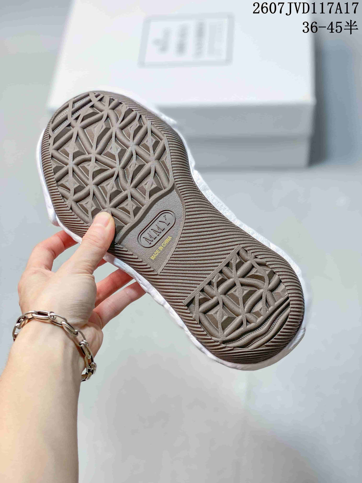 Maison Mihara Yasuhiro Original Sole Low Sneakers Black White