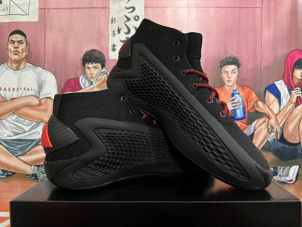 Adidas Basketball Shoes Black Red