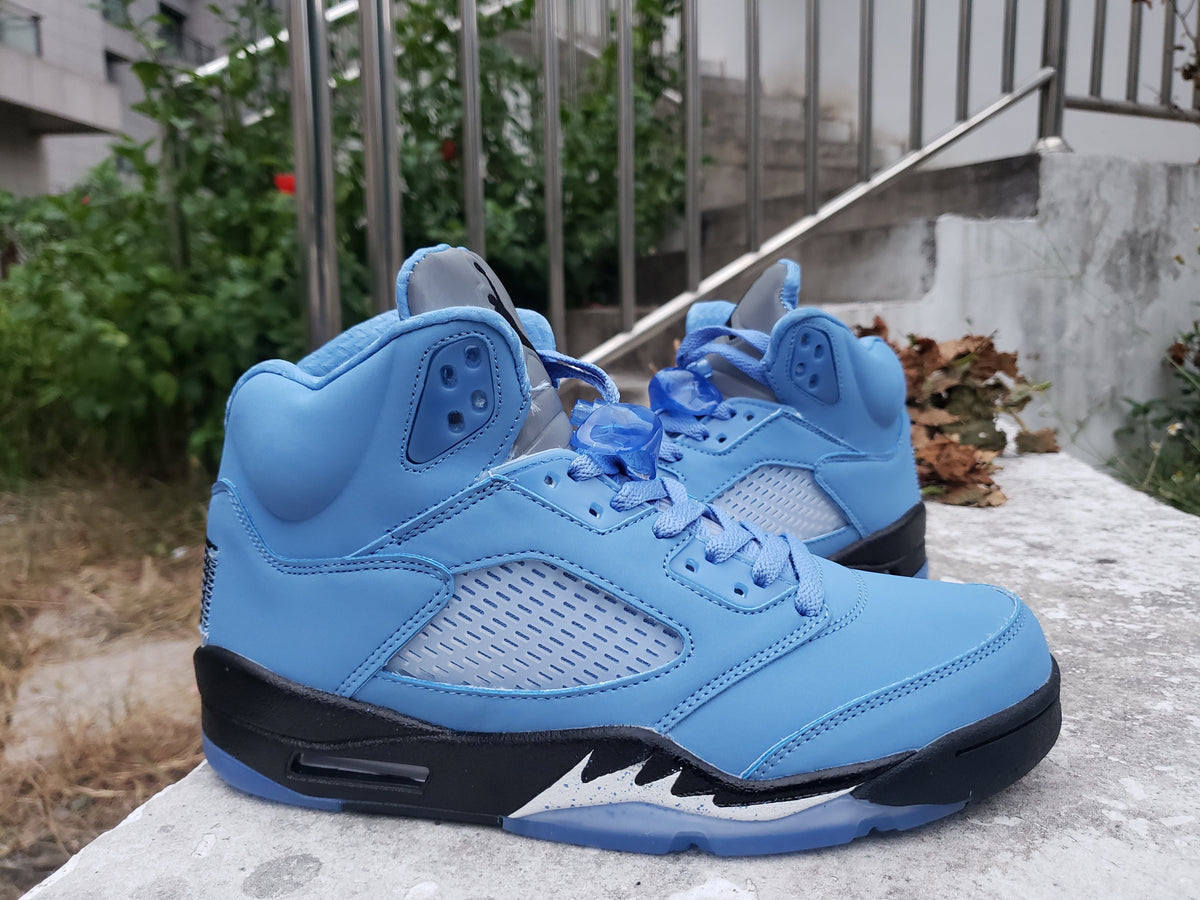Jordan 5 University Blue High-Top Sneakers