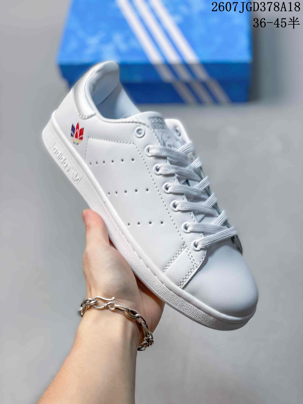 Adidas Stan Smith White Sneakers 2607JGD378A18