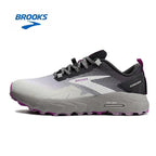 Brooks Cascadia 17 Trail Running Shoes in Gray and Purple