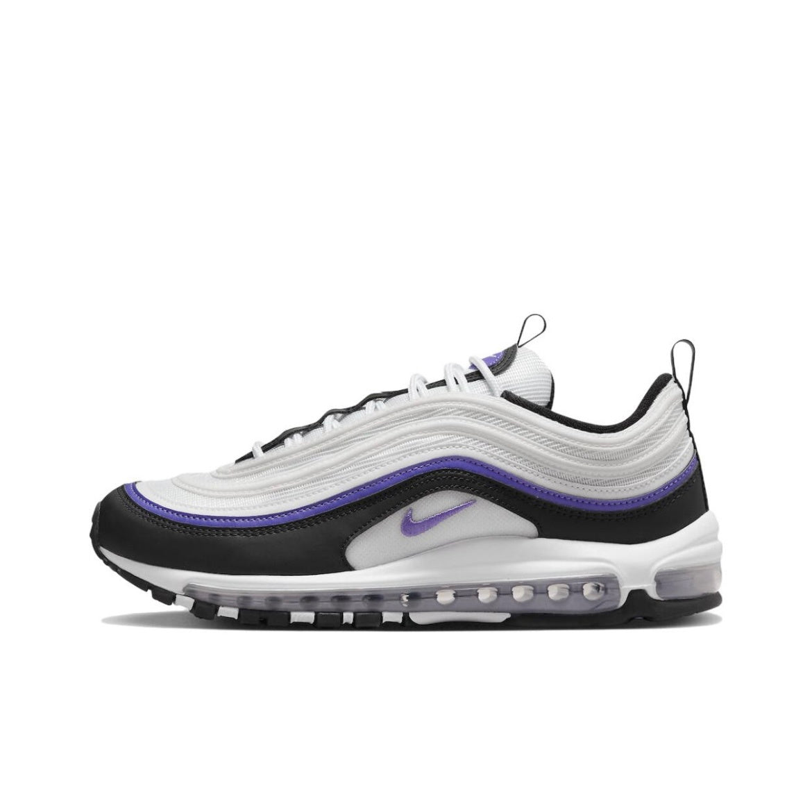 Nike Air Max 97 Sneakers Black White Purple 921826-109