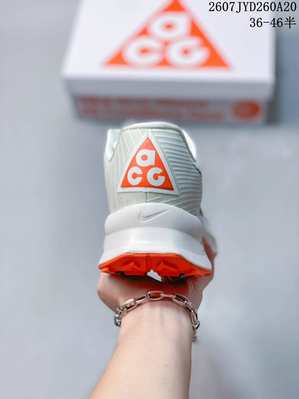Nike ACG Ultrafly Trail Sneakers White Black Orange