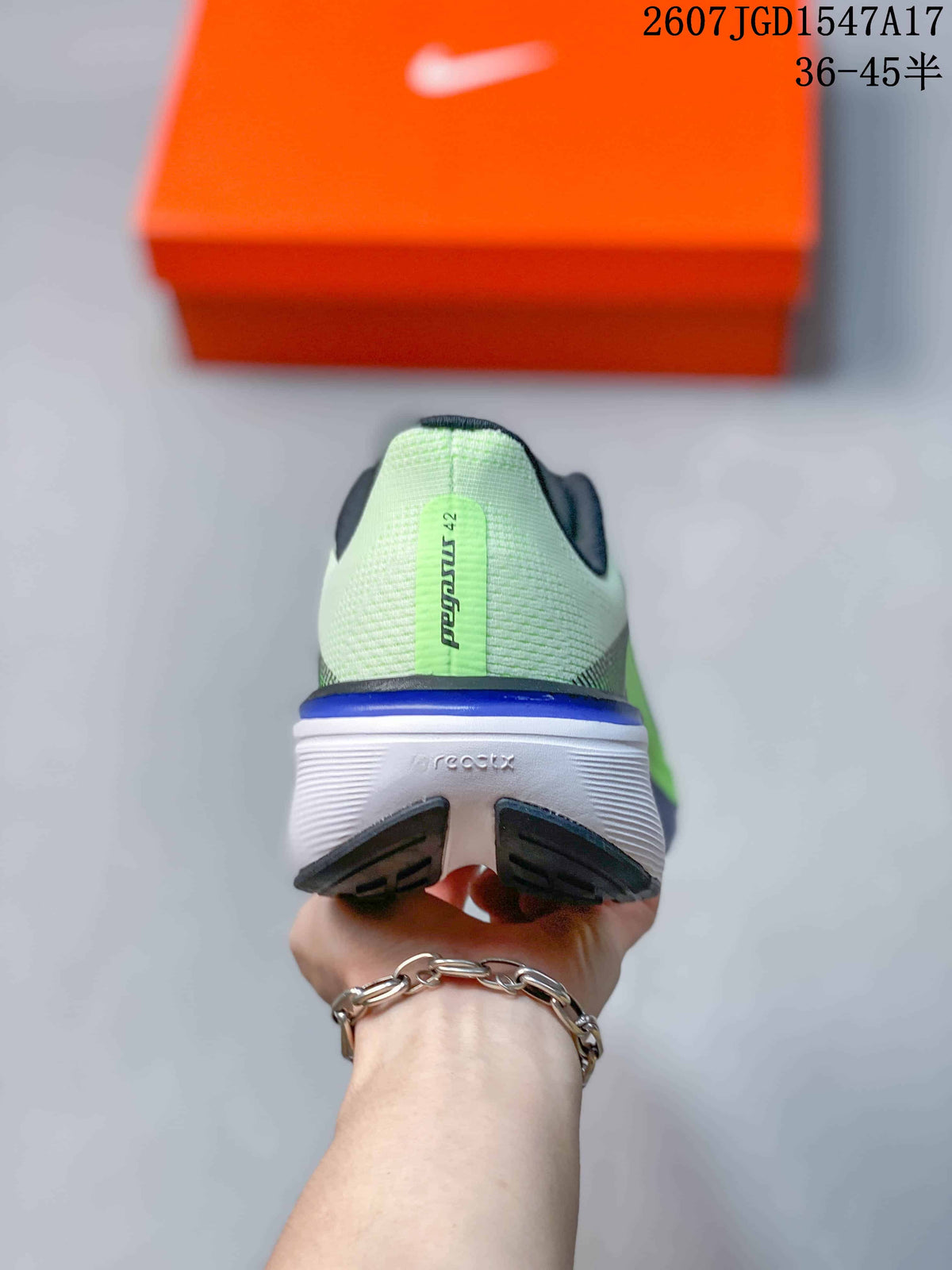 Nike Air Zoom Pegasus 42 Running Sneakers Green White