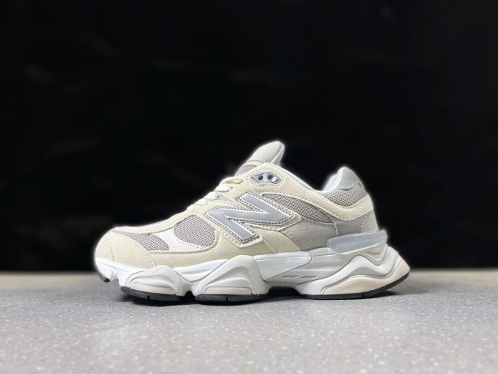 New Balance 9060 Sneakers in Cream and Gray U9060PIN