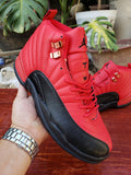 Air Jordan 12 High-Top Sneakers in Red/Black or Black/Purple