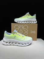 On Cloudtilt Sneakers in Lime and Ivory