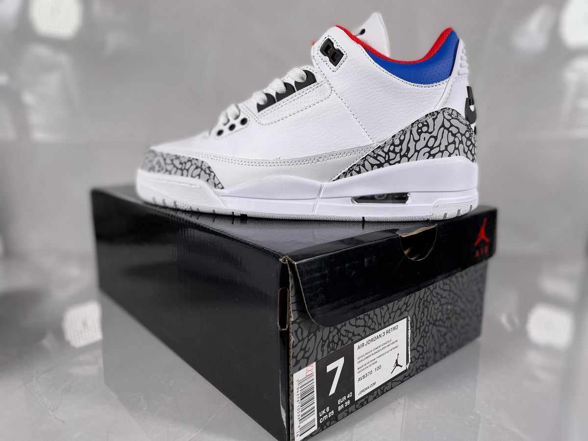 Jordan 3 Retro White Cement Sneakers