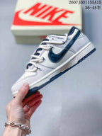 Nike SB Dunk Low Gray White Navy Sneakers