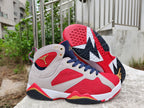 Trophy Room x Air Jordan 7 Sneakers in Grey, Red and Gold