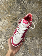 BAPE SK8 STA Sneakers in Pink and Burgundy