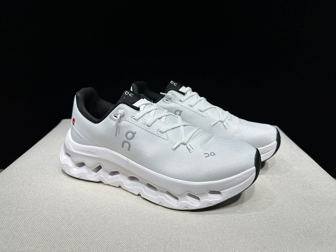 On Cloudtilt Sneakers in Ivory and Black