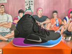 Nike Basketball Shoes Black Purple Blue