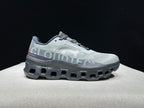 On Cloudmonster Running Shoes in Eclipse and Magnet
