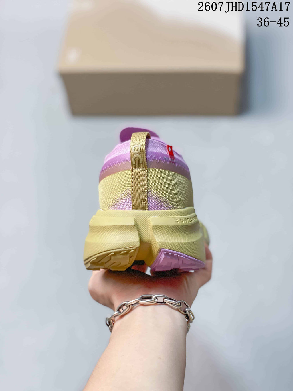 On CloudSoma Sneakers in Pink and Yellow