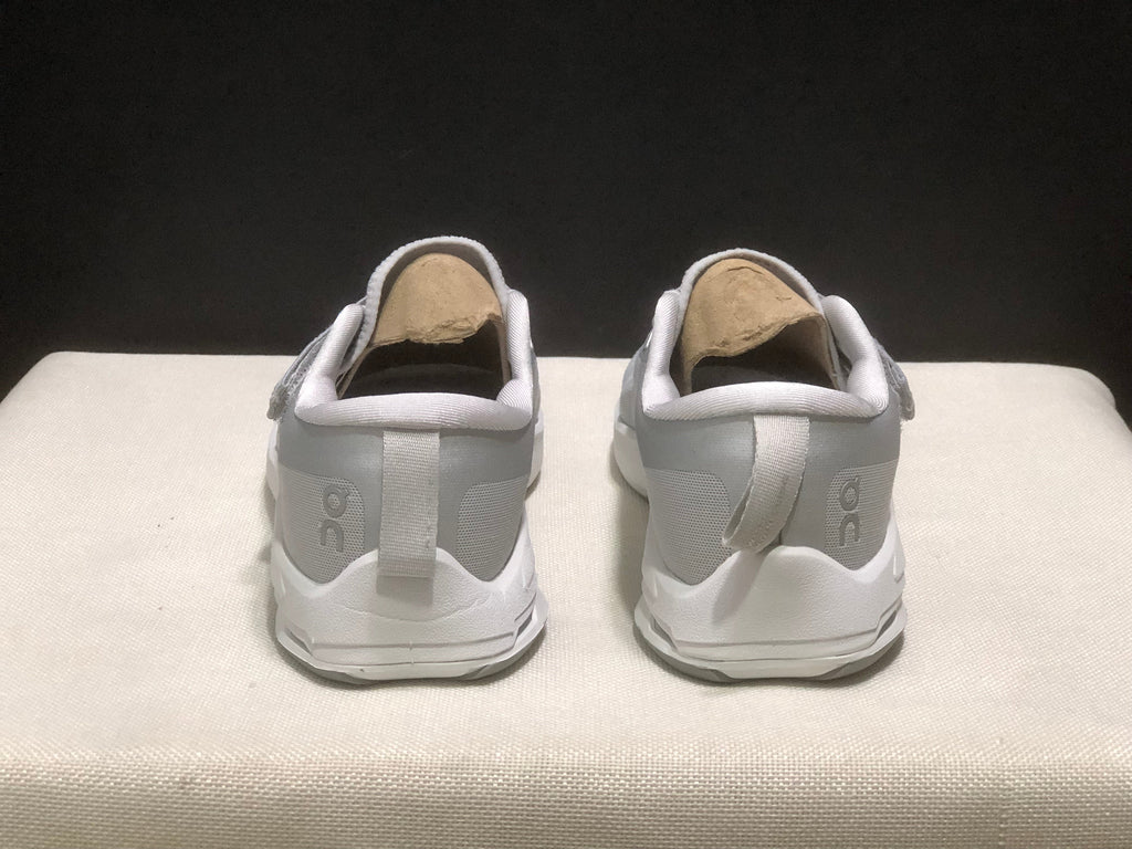 On Cloudnova Moon Sneakers in White and Gray